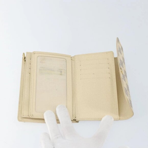 LOUIS VUITTON Damier Azur Portefeuille Alexandra Wallet N63068 LV Auth 155285 - Picture 11 of 16